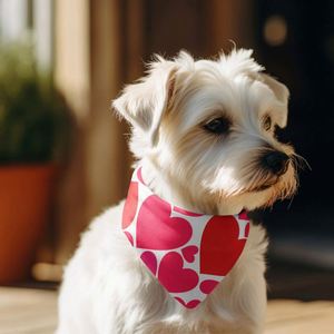 Bandanas réglables et lavables pour chiots, bavoirs triangulaires, accessoires de toilettage pour animaux, fournisseurs de bandanas pour chiens, logo personnalisé, livraison rapide - Product Image 2