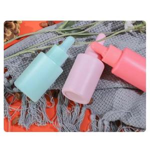 Customizable 30ml Glass Dropper Bottle <b>Screw</b> Cap Luxury <b>Flat</b> Shoulder Colorful Essence Skin Care Serum Cream Silk Screen Printed - Product Image 5