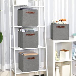 Homeplus 2024 Cestas de Almacenamiento de Tela y Lona, Estilo Moderno, para Organizar Estantes, Caja Plegable para Uso Doméstico - Product Image 2