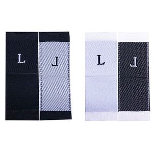 Étiquettes de taille personnalisées pour vêtements, étiquettes tissées pour le col, étiquettes de taille pliées au centre pour vêtements - Product Image 3