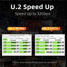 Адаптер преобразования U.<span class=keywords><strong>2</strong></span> к NVMe / SATA M.<span class=keywords><strong>2</strong></span>, компьютерное оборудование - Product Image 3