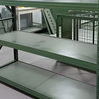 Étagère de rangement compacte en acier réglable et durable à 4 niveaux pour archives, compacteur de classement, compacteur massif pour entrepôt à pleine capacité