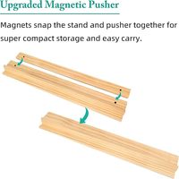 Support de rangement en bois massif de 19, 20 et 21 pouces, taille standard, pour Mahjong américain personnalisé