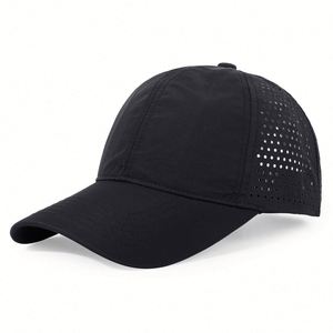 Wholesale Manufacturer Unisex Quick Drying Laser Cutting Hole Drilled Baseball <b>Waterproof</b> <b>Hat</b> for Men - Product Image 2