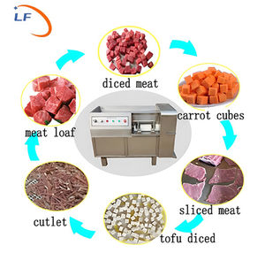 Machine à découper la viande Machine de découpe de cubes de viande Machine de découpe de viande congelée en dés Coupeur de cube de boeuf congelé automatique à haute efficacité - Product Image 2