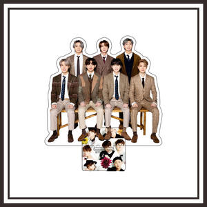 Insegna Acrilica Bifacciale Grande con Immagini dei Membri dei <span class=keywords><strong>BTS</strong></span>: Jungkook, Taehyung, Park <span class=keywords><strong>Jimin</strong></span>, Suga, RM, Jin, J-Hope - Product Image 4