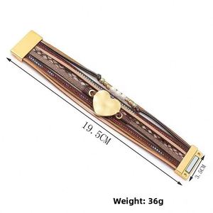 Father's Day Leather Small MOQ Welcome Wholesalers REACH Compliant Steel Holiday Gift for Women Non-oxidizing Surface - Product Image 1