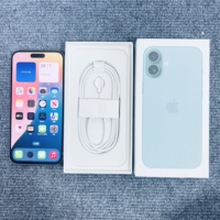 iPhone 16 Plus d'occasion, téléphone original 5G, 128 Go, écran 6,7 pouces, 8 Go de RAM, processeur A18, grade A