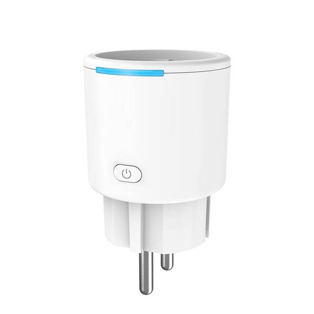 2.4G Timing Energy Monitor Tuya Mini Wireless Wifi Smart Power Socket Plug with Alexa Voice Control