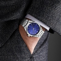 Montre Chronographe Homme Haut de Gamme à Quartz avec Mouvement Japonais MITOYA, Boîtier en Acier Inoxydable Yonghong, Meilleure Qualité en Gros avec Placage PVD (Saat)