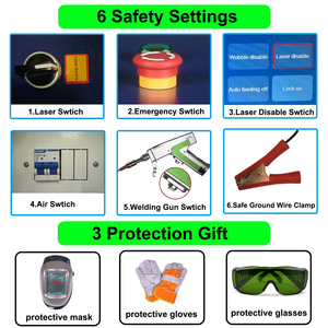 Máquina de Soldadura Láser 4 en 1 de 3000W, Cortadora, Limpiadora, Eliminadora de Óxido, Soldador Láser de Fibra - Product Image 2