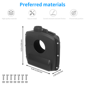 Housse de protection renforcée en nylon VINmounts pour transducteur MEGA LIVE2, protection robuste pour sonar VIN-BHZ-LIVE2 - Product Image 2