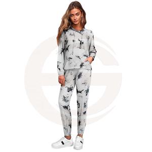 New tie dye sublimation fashionable track suit printed for woman - Product Image 1