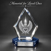 Trophée personnalisé en cristal et diamant Neelpure 199093 pour les performances commerciales, la remise des diplômes, le personnel médical, souvenir commémoratif, cadeau