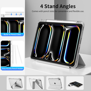 <span class=keywords><strong>Folio</strong></span> Stand <span class=keywords><strong>Smart</strong></span> Cover pour iPad Air <span class=keywords><strong>11</strong></span> pouces Case M2 2024 avec porte-crayon pour ipad air 6 <span class=keywords><strong>11</strong></span> pouces étui magnétique - Product Image 5