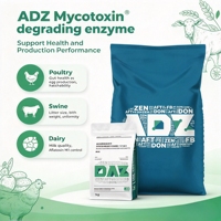 Additif alimentaire liant les mycotoxines, résistant aux hautes températures, granulable, protège les viscères des animaux, additif alimentaire liant les mycotoxines