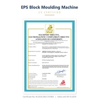 Machine de moulage verticale de blocs EPS, machine à mousse, ligne de production de panneaux isolants en polystyrène avec refroidissement sous vide et faible humidité