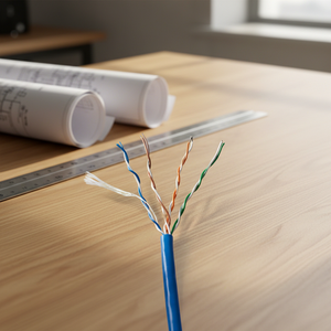 Câble Réseau Cat 6 UTP 305M CCA <span class=keywords><strong>FTP</strong></span> Isolé en Cuivre 1000 Ft Câble LAN 30Cm CMP Câbles de Communication en Cuivre Massif - Product Image 4