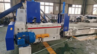 Granulateur automatique à anneau d'eau à deux étages pour le recyclage du plastique, adapté aux déchets de films PE, LDPE, HDPE