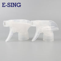 Pulvérisateur à gâchette en plastique blanc 28/415 24/415, tête de pulvérisation à brume fine pour bouteilles de nettoyage domestique