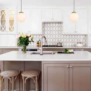 Lampada a Sospensione Nordica per <span class=keywords><strong>Cucina</strong></span>, Lampadario con Sfere di Vetro a Bolle per Sala da Pranzo, Casa, Hotel, Bar, Ristorante - Product Image 4