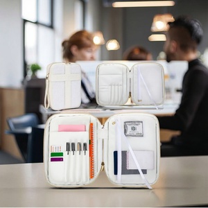 Boshiho - Estuche de Almacenamiento para Biblia de Cuero Duradero y Portátil, con Asa, Bolsillo con Cremallera, Estilo Simple, Regalos Cristianos, Funda Blanca para Biblia - Product Image 6