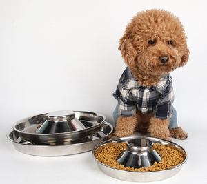 Customizable Interactive Pet Feeder <strong>Personalized</strong> Stainless Steel <strong>Dog</strong> Cat <strong>Bowl</strong> Solid Pattern Healthy Diet Eco-Friendly Feature - Product Image 5