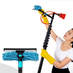 8ft-69ft High Rise <b>Window</b> Cleaning Solar <b>Panel</b> Cleaning Brush - Product Image 1