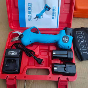 กรรไกรตัดแต่งกิ่งไฟฟ้าแบบสบายมือ 2.5 นิ้ว แบตเตอรี่ลิเธียมแบบชาร์จได้ เครื่องมือทำสวน ใบมีดสแตนเลส 40 มม. สำหรับต้นไม้ผลไม้ - Product Image 3