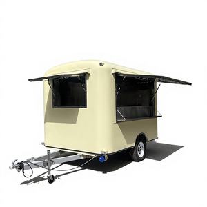 Camion de restauration, remorque de concession, climatisation, entièrement équipé, acier inoxydable, multifonctionnel, snack, restauration rapide, hamburger, café - Product Image 1