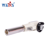 Lampe torche au butane de type carte, portable et haute sécurité, pour la cuisson des steaks et des desserts