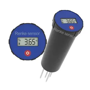 Sensor capacitivo de umidade do solo sem fio, portátil, medidor digital ce do solo