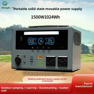 ไฟแคมป์ปิ้งกลางแจ้ง P600W สถานีพลังงานแบบพกพา 384Wh แบตเตอรี่ LiFePO4 เครื่องกำเนิดพลังงานแสงอาทิตย์ คลื่นไซน์บริสุทธิ์ AC DC สำหรับบ้านและรถบ้าน - Product Image 5