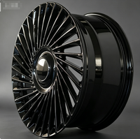 Jantes en alliage forgé multi-rayons noir brillant de 19, 20 et 21 pouces, jantes de luxe pour voitures, compatibles avec Chery Tiggo 8, Tiggo 9, Arrizo EV SUV