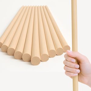 Varillas Redondas de Madera Maciza para Manualidades, Proyectos DIY, Arte Floral y de Bambú - Product Image 1
