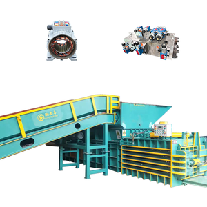 Máy ép phế liệu thủy lực ngang 100 tấn dùng cho các loại giấy các tông, nhựa, vải dệt, rơm, vải vụn, chai nhựa - Product Image 6