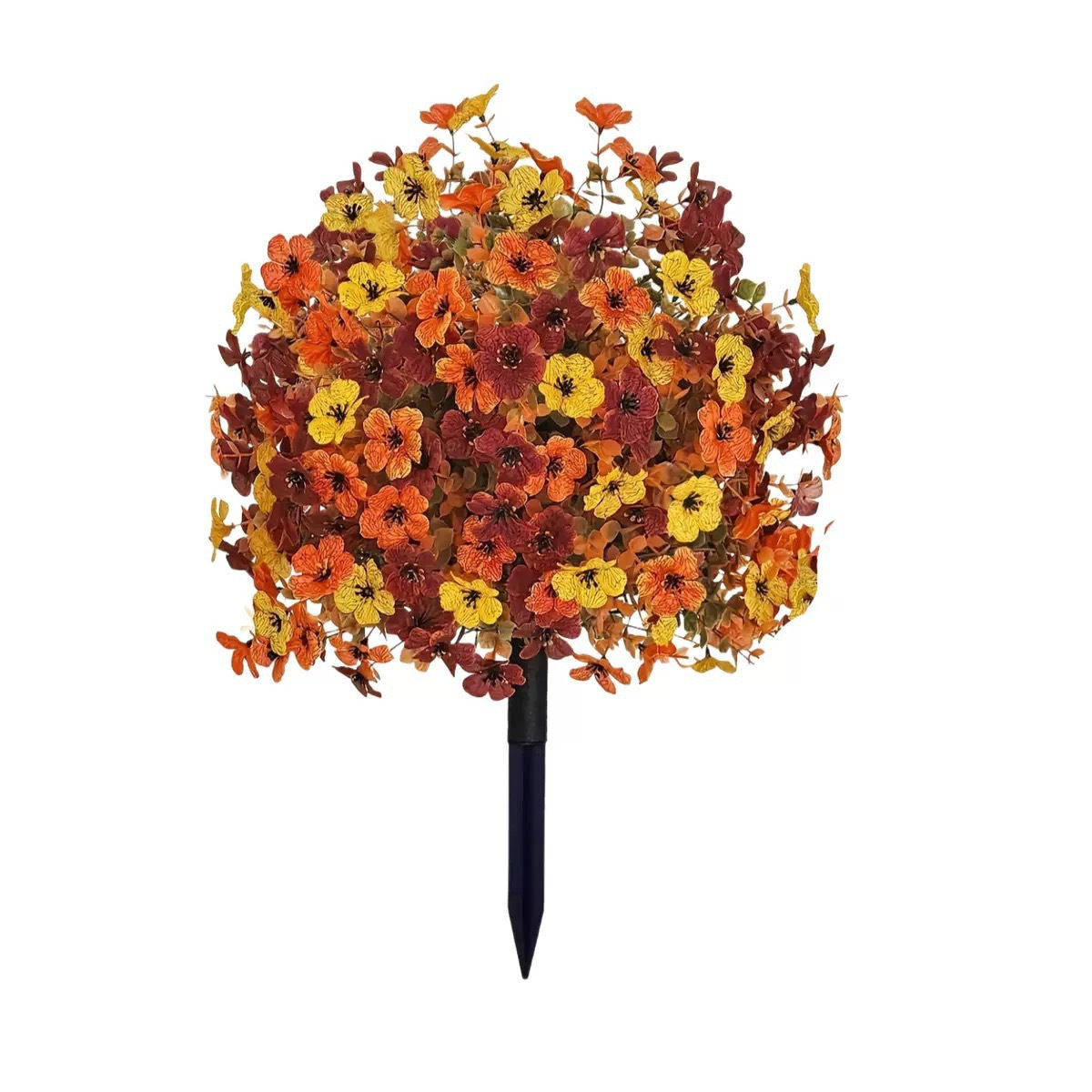 Style d'automne en trois couleurs (feuille de palmier)