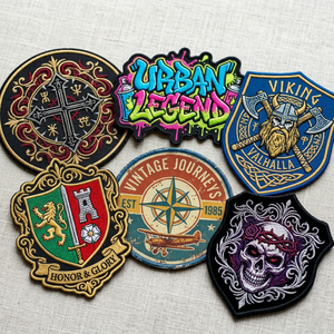 ป้ายโลโก้แบบรีดร้อน 2 มิติ ป้ายปักเย็บติดเสื้อผ้า ป้ายปักลายตามสั่ง - Product Image 1