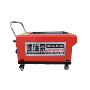 Pompe à béton électrique sur remorque 220 ou 380 Volts pour structures secondaires, légère, pour mortier - Product Image 1