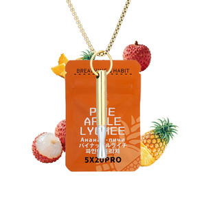 Minyak Esensial Stroberi Gaya Baru Logo Kustom FUM Inhaler Kayu Tanpa Uap Bebas Asap Kalung Liontin Berhenti Merokok - Product Image 3