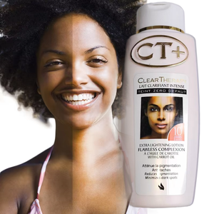 Crème hydratante éclaircissante et blanchissante à l'huile de carotte CT Hot White pour peaux noires - Product Image 1