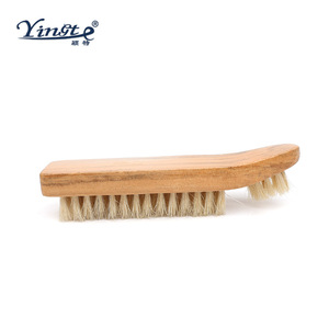 Brosse à chaussures en bois Yinste avec poils de porc pour le nettoyage et l'entretien, manche en bois massif - Product Image 3