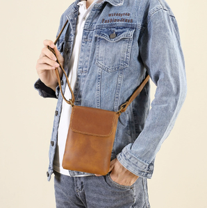 Nuovo arrivo borsa Messenger a tracolla in <span class=keywords><strong>pelle</strong></span> di mucca pieno fiore artigianale in vera <span class=keywords><strong>pelle</strong></span> vera e propria borsa a tracolla semplice - Product Image 4