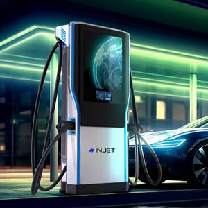 בקר הספק לתכנות פטנטי אמריקאי-גרמני של INJET, סדרת Ampax חדשה, 60-320 קילוואט, CCS2 CCS1 250A, התקנה על הרצפה, טעינה מהירה DC לרכב חשמלי - Product Image 1