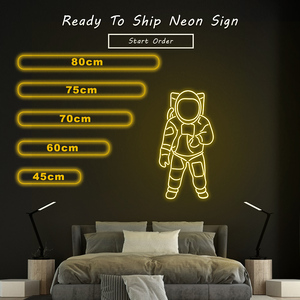 Dropshipping, letrero de neón personalizado, Logo, Letra de luz Led, acrílico Rgb para tienda de negocios, tienda de salón, letreros de neón, decoración de pared, letrero de neón 3D - Product Image 2