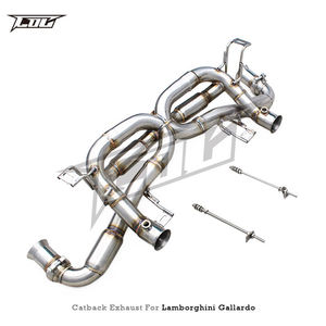 ท่อร่วมไอเสียแบบ OEM สำหรับ Lamborghini Gallardo 5.0L ปี 2004-2007 รุ่น Street Car วัสดุ SUS304 พร้อมท่อแคทแบ็ก - Product Image 6