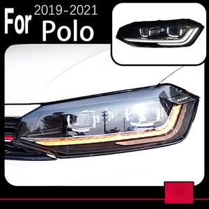 Accesorios de Estilo para Auto, Faros Delanteros para Polo <span class=keywords><strong>Virtus</strong></span> 2019-2022, Repuesto de Luces Diurnas DRL, Proyector de Faros, Estilo Modernizado - Product Image 5