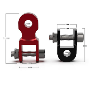 2PCS Modifié <span class=keywords><strong>Amortisseur</strong></span> Arrière de Moto Suspension <span class=keywords><strong>Booster</strong></span> Aluminum Alloy Height Extension Slider Moto Accessories - Product Image 2