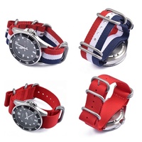 Großhandels preis Smart Armbanduhr Band Nylon gestreiftes Armband 20mm 22mm