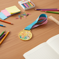 Médailles personnalisées pas chères, sans minimum de commande, pour enfants, école, trophée, récompense, éducation scientifique, sport, médaille d'or.